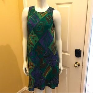Abstract Print Shift Dress by Saint Tropez West